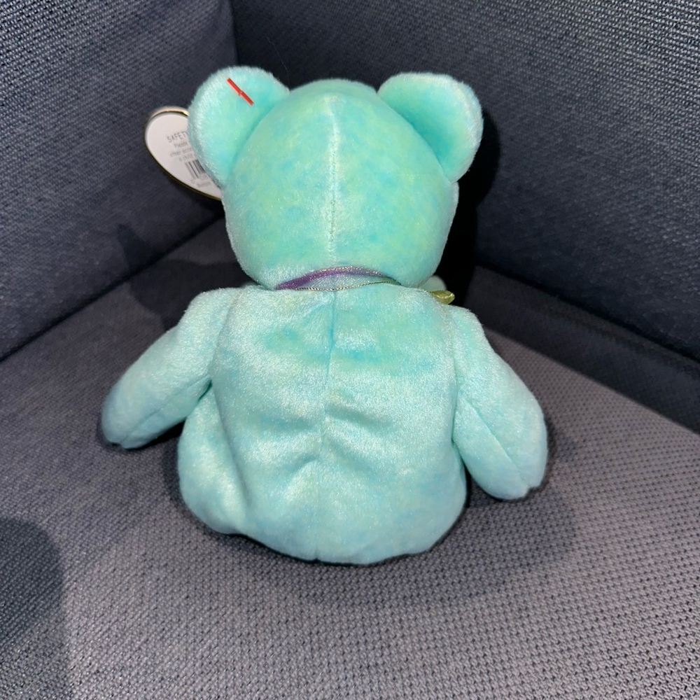 Ty Beanie Baby Ariel Light Teal P.E. Pellets 2000 vintage NWMT Retired New - Picture 12 of 13